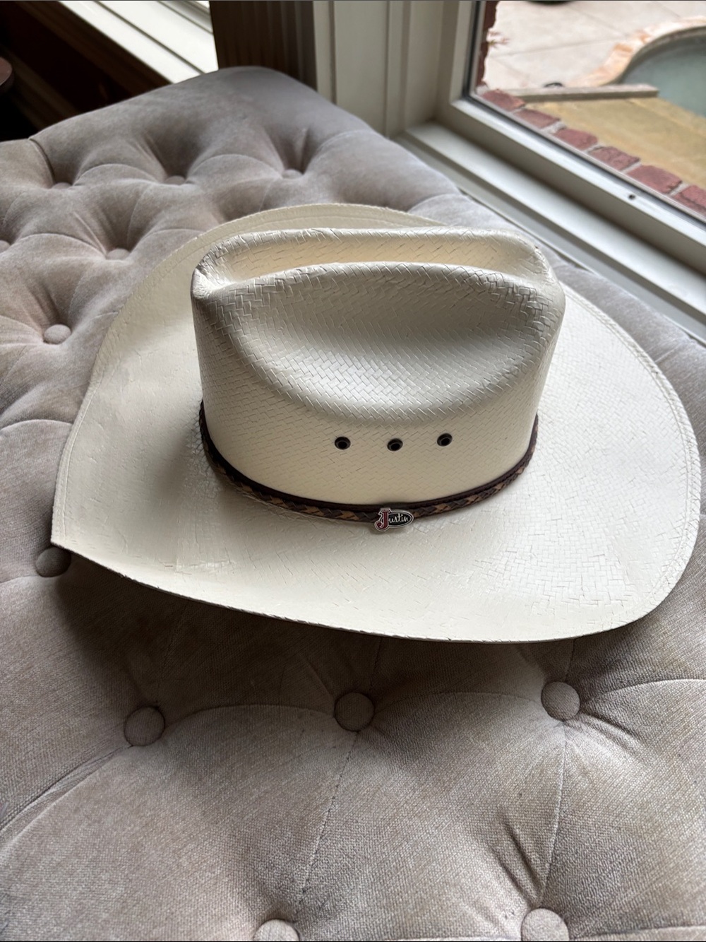 Justin straw 10Xxxxxxxxxx cowboy hat